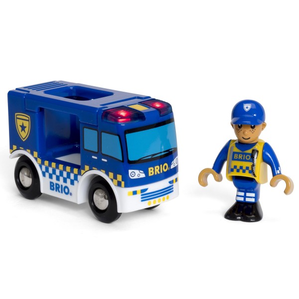 Camion de Police Brio : Son et Lumière - Brio-33825