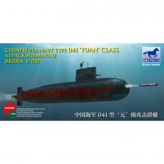 Chinese PLA Navy Yuan Class Attack Subm Submarine- 1:200e - Bronco Models