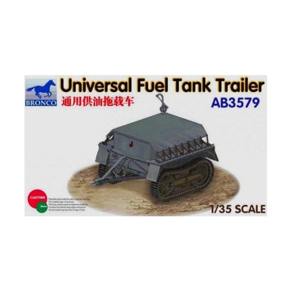 Maquette Char : Universal Fuel Tank Trailer - Bronco-BRMAB3579