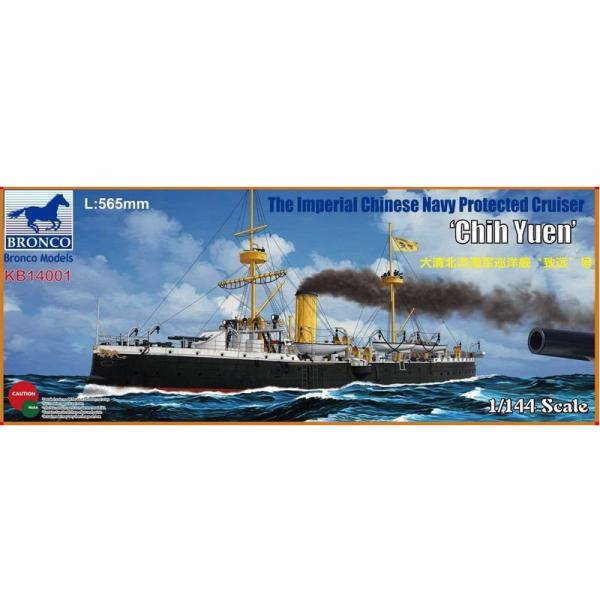 Maquette bateau : The Imperial Chinese Navy Protected Crui Cruiser Chih Yuen - Bronco-BRMKB14001