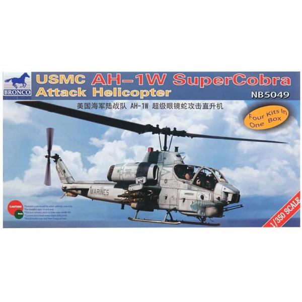 Maquette Hélicoptère : USMC AH-1W Super Cobra  - Bronco-BRM5049