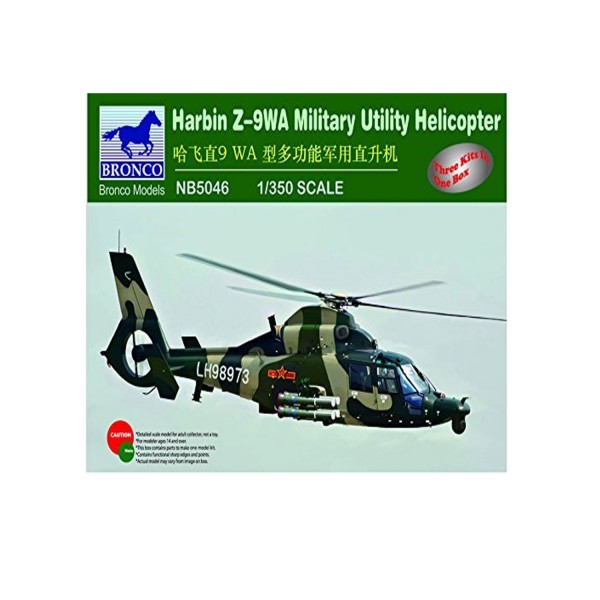 Maquette Hélicoptère : Harbin Z-9WA - Military Utility Helicopter - Bronco-BRM5046