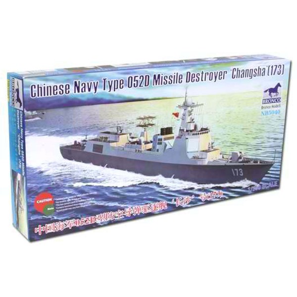 Maquette bateau Chinois : type 052D missile destroyer Changsha (173) - Bronco-BRM5040