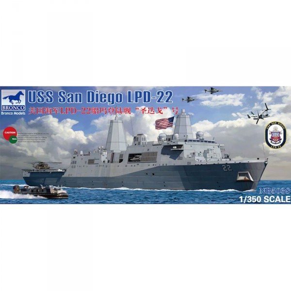 Maquette bateau : USS San Diego LPD-22 - Bronco-BRM5038
