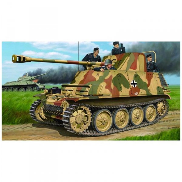Maquette Char d'assaut : Panzerjaeger II fuer 7.62 cm Pak 36 (Sd.Kfz.132) - Bronco-BRM35097