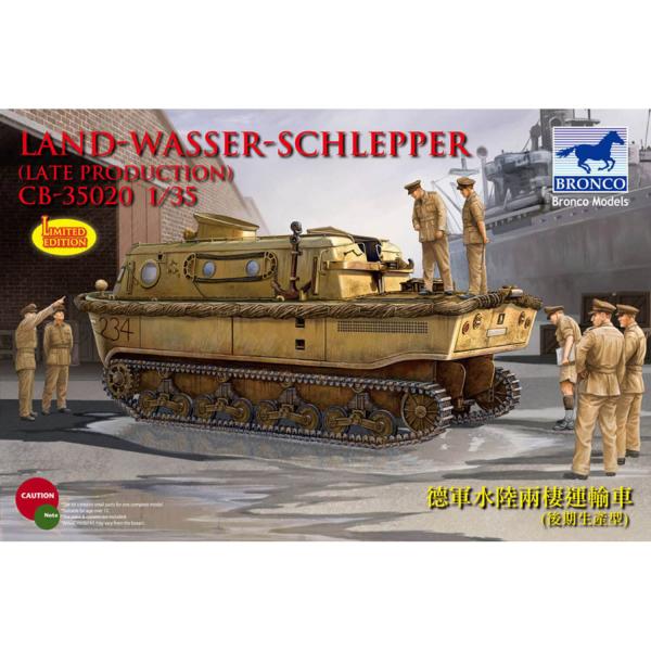 Maquette véhicule militaire : Land-Wasser-Schlepper (late production) - Bronco-CB35020