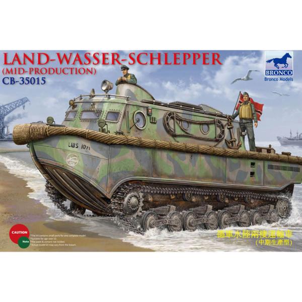 Maquette véhicule militaire : Land-Wasser-Schlepper (mid production) - Bronco-CB35015