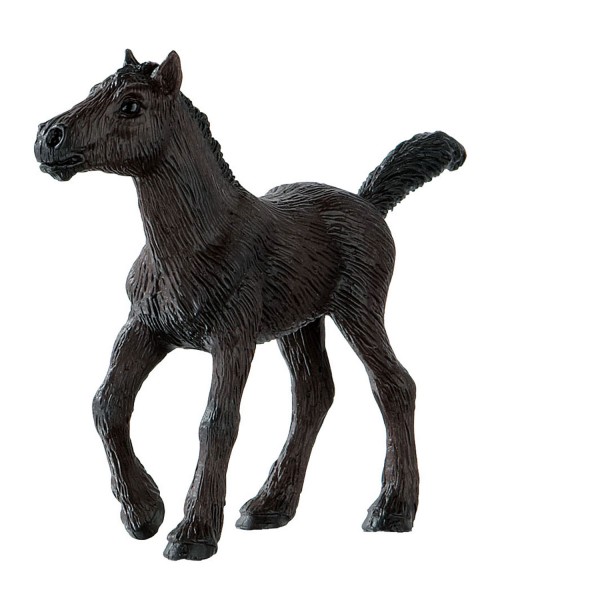 Figurine cheval : Poulain frison - Bullyland-B62756