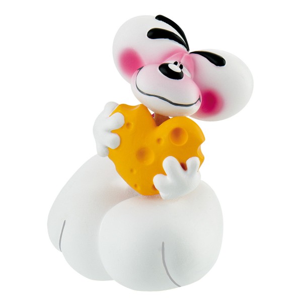 Figurine Diddl Forever : Diddl avec fromage - Bullyland-B43471