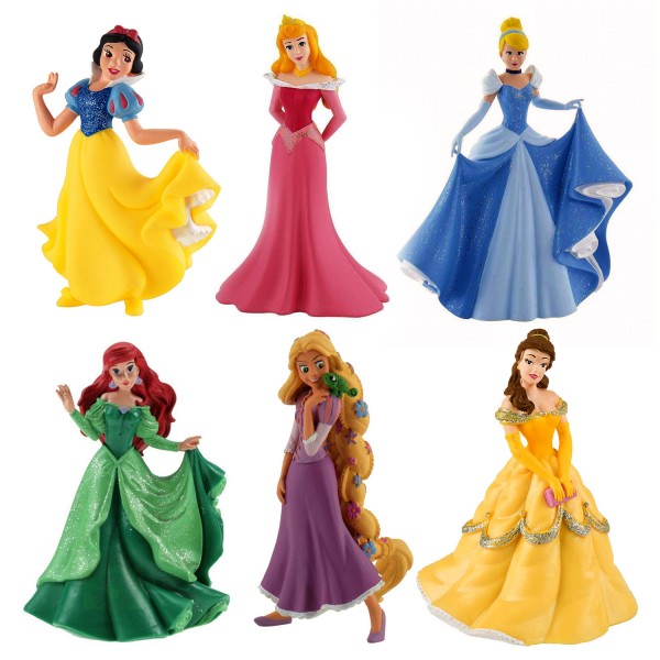Figurines Princesses Disney : Coffret 6 figurines - Bullyland-B13362