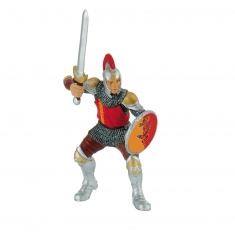 Figurine chevalier avec épée rouge