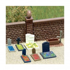 Modellbau: Kleines Dekor - Gräber mit Brunnen