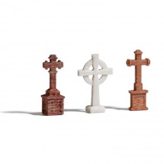 Fabricación de Maquetas HO: Accesorios decorativos: Cruz de piedra