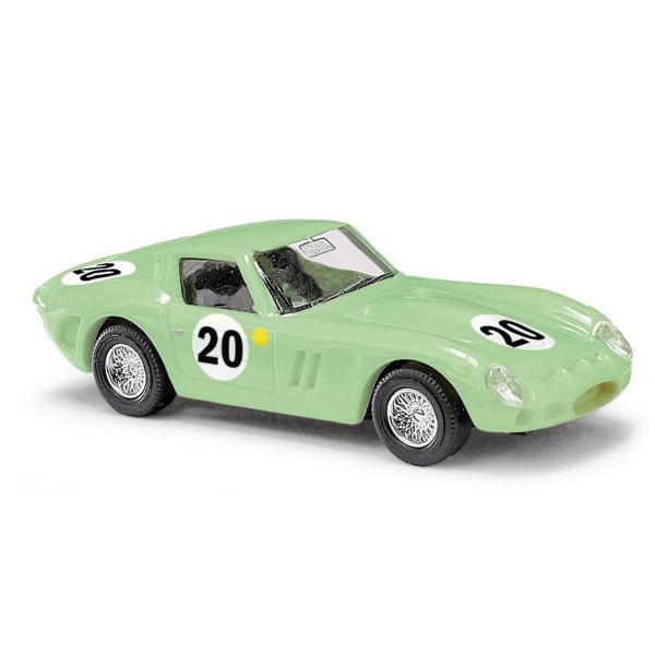 Modélisme HO : Ferrari 250 GTO vert N20 - Busch-BUV42615