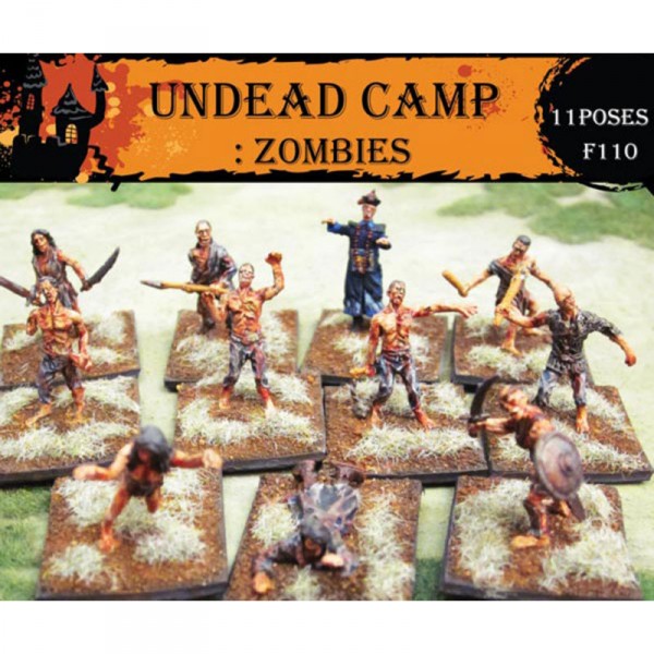 Figurines pour maquettes : Zombies - CaesarMiniatures-CMF110