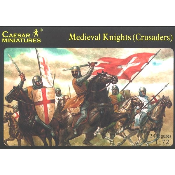 Figurines médiévales : Chevaliers croisés XIIème siècle - Caesarminiatures-CM017