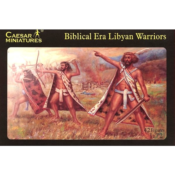 Figurines guerriers libyens : 1300-1200 av. J.C. - Caesarminiatures-CM022