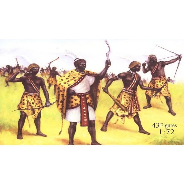 Figurines guerriers Nubiens : 1250 av. JC - Caesarminiatures-CM049