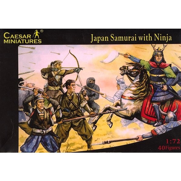 Figurines Japon médiéval : Samouraïs et ninjas - Caesarminiatures-CM003