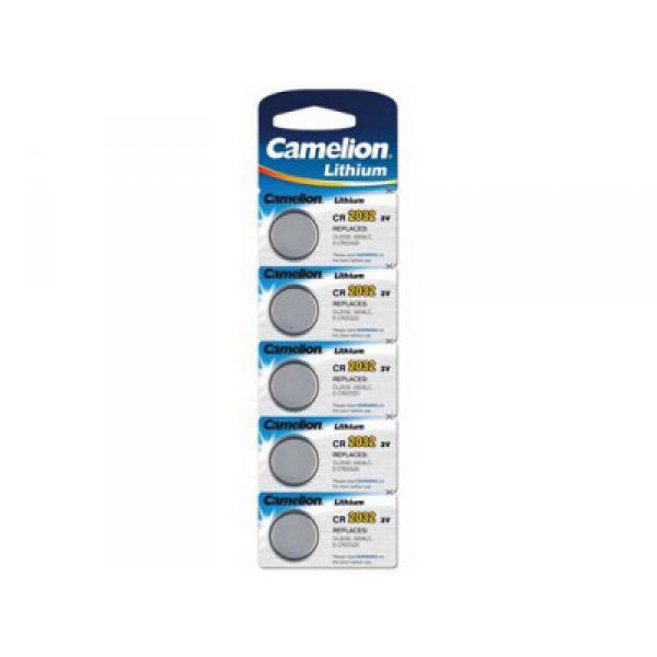 Pack de 5 piles Camelion Lithium 3V CR2032 - MKT-5674
