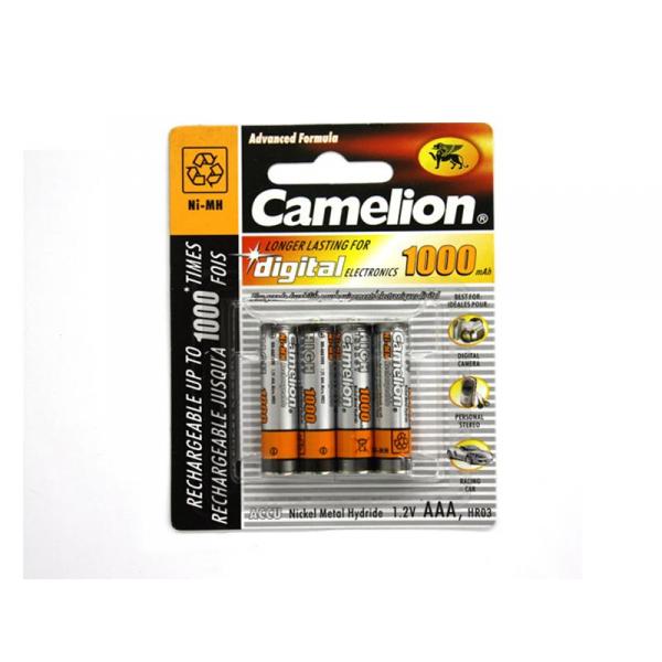 Pack de 4 Accu Camelion AAA Micro 1000mAH - MKT-2824