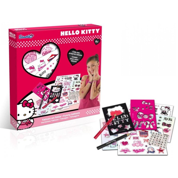 Tatoos en Folie Hello Kitty - CanalToys-HKC194