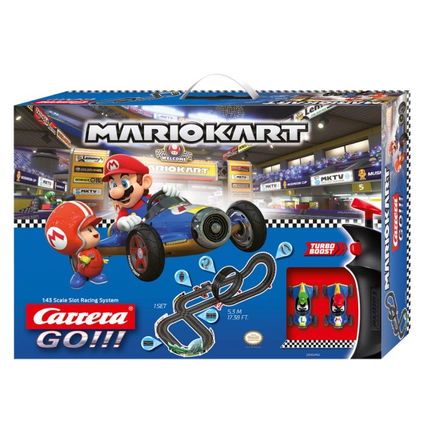 Circuit de voitures Carrera Go : Nintendo Mario Kart 8 Mach 8 - Carrera-CA62492