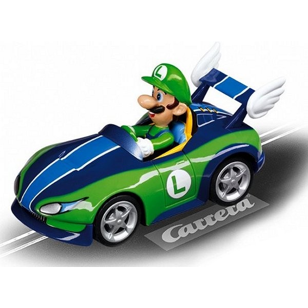 Voiture pour circuit Carrera Go Mario Kart WII : Wild Wing et Luigi - Carrera-61260