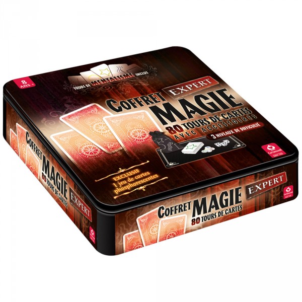 Coffret Magie : 80 tours de cartes avec accessoires - Cartamundi-106747997