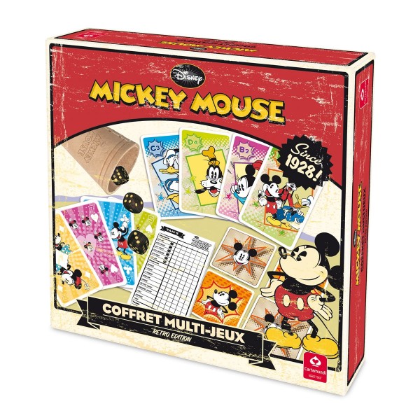 Coffret Multi-Jeux édition Rétro : Mickey Mouse - Cartamundi-100170907