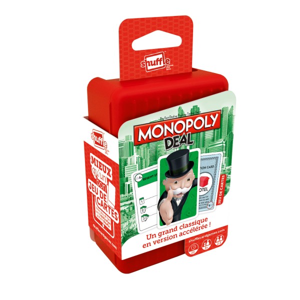 Jeu de cartes Shuffle : Monopoly Deal - Cartamundi-100201038-100201034