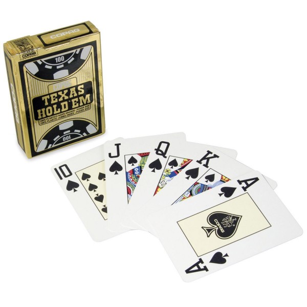 Jeu de Poker en plastique Copag gold - Cartamundi-104006334101