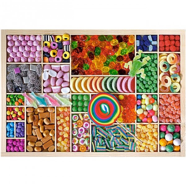 Puzzle 1000 pièces : Confiseries - Castorland-102723