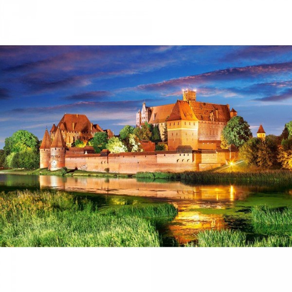 Puzzle 1000 pièces : Forteresse teutonique de Marienbourg, Pologne - Castorland-103010