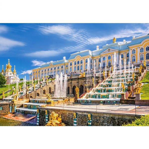 Puzzle 1000 pièces : Peterhof Palace, Saint Petersbourg, Russie - Castorland-103102