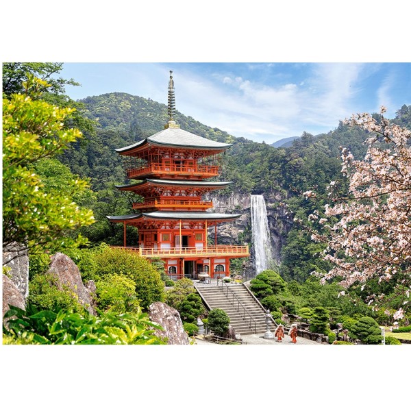 Puzzle 1000 pièces : Temple Seiganto-ji, Japon - Castorland-103201-2