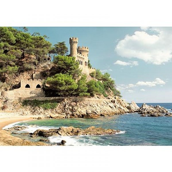Puzzle 1000 pièces - Côtes d'Espagne : Lloret de Mar - Castorland-100774