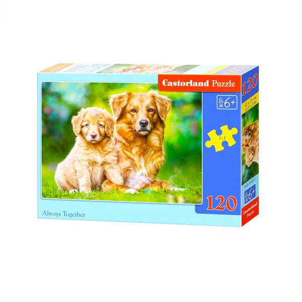 Puzzle 120 pièces : Duo de chiens - Castorland-B-13265-1