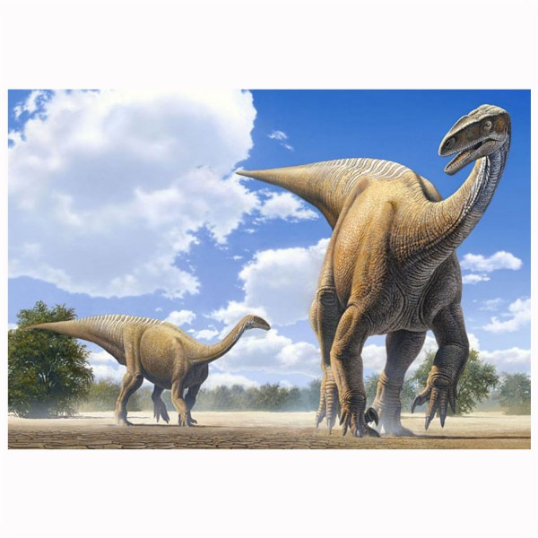 Puzzle 120 pièces : Couple de Plateosaurus - Castorland-12022D2-4