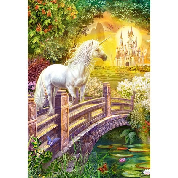 Puzzle 120 pièces - Les licornes : Sur le pont - Castorland-12022J-2