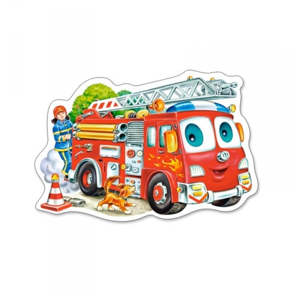 Puzzle 15 pièces : Camion de pompiers - Castorland-015078