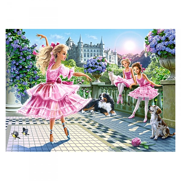 180 Teile Puzzle: Balletttänzer - Castorland-018222