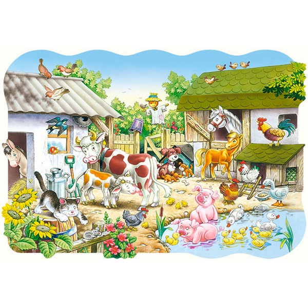 Puzzle 20 pièces maxi : La ferme - Castorland-02214