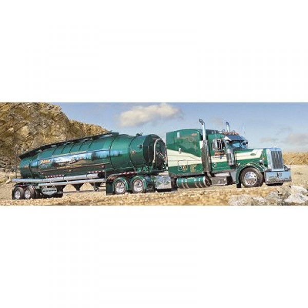 Puzzle 220 pièces panoramique - Truck vert - Castorland-22014T-3