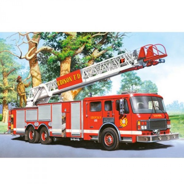Puzzle 24 pièces - Mini puzzle : Camion de pompiers - Castorland-02405BM-1