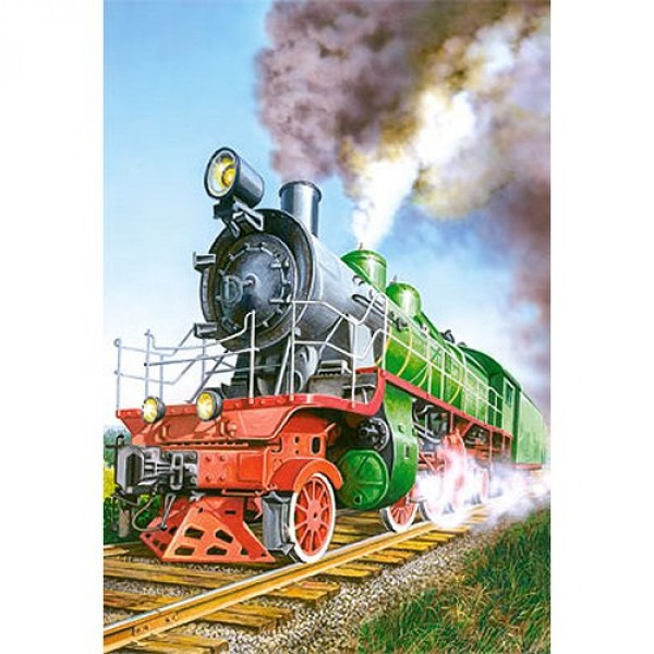 Puzzle 24 pièces - Mini puzzle : Locomotive à vapeur - Castorland-02405BM-5
