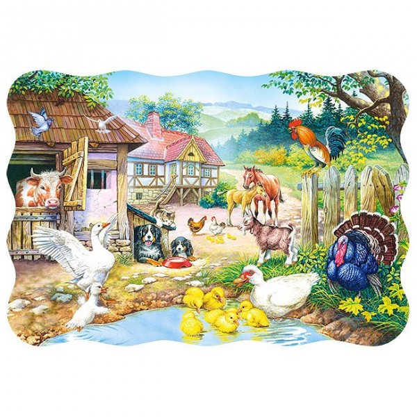 Puzzle 30 pièces : Animaux de la ferme - Castorland-03310