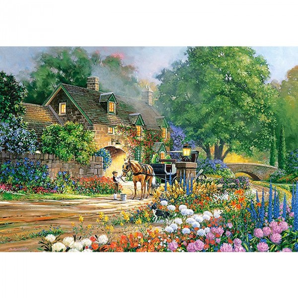 Puzzle 3000 pièces - Douglas R. Laird : Rose Lane House - Castorland-300235