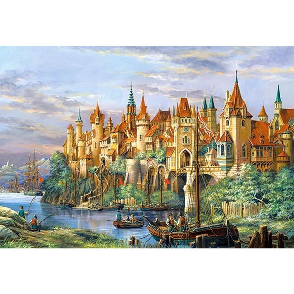 Puzzle 3000 pièces - Ville de Rothenburg - Castorland-300174