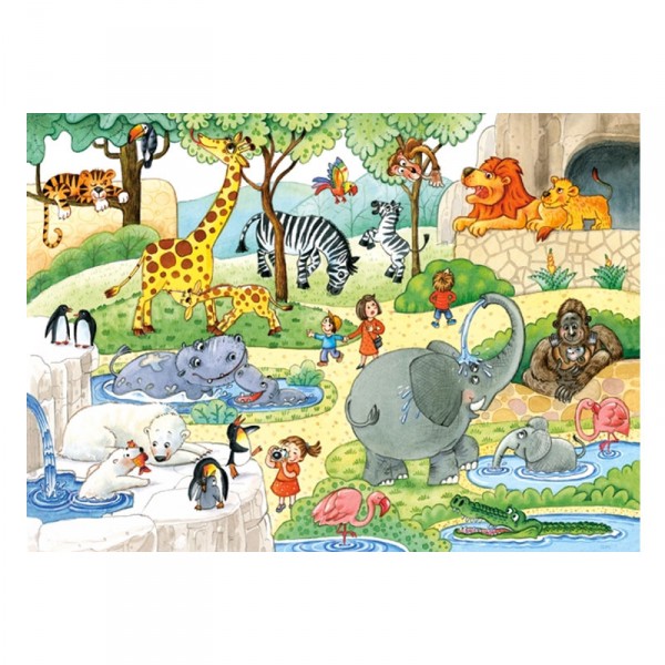 Puzzle 35 pièces : Au Zoo - Castorland-035083